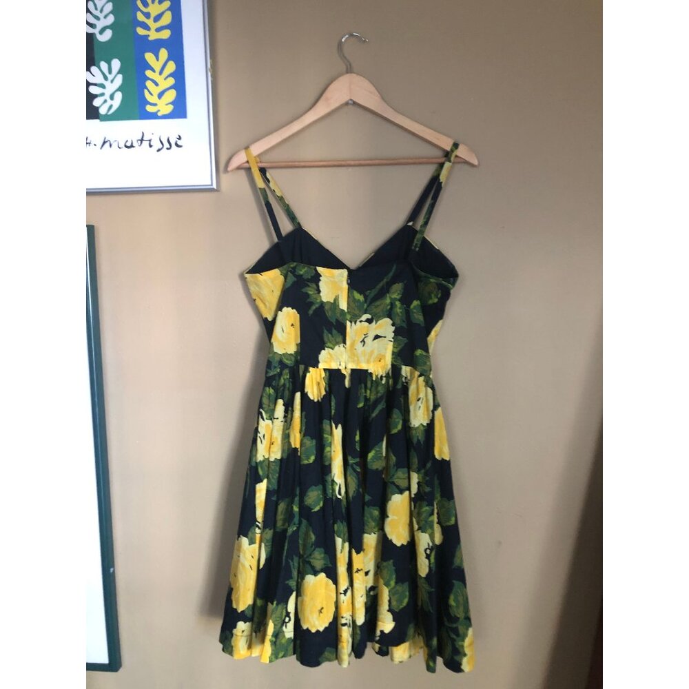 Trashy Diva 1959 yellow rose floral Ruby mini dress - Picture 7 of 8